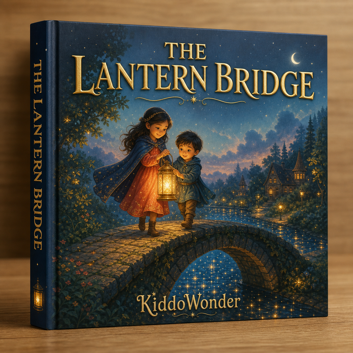 The Lantern Bridge - personalized children's book cover