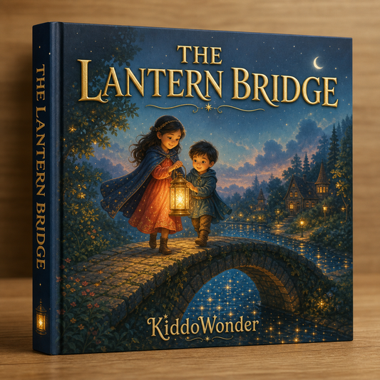 The Lantern Bridge - personalized children's book cover