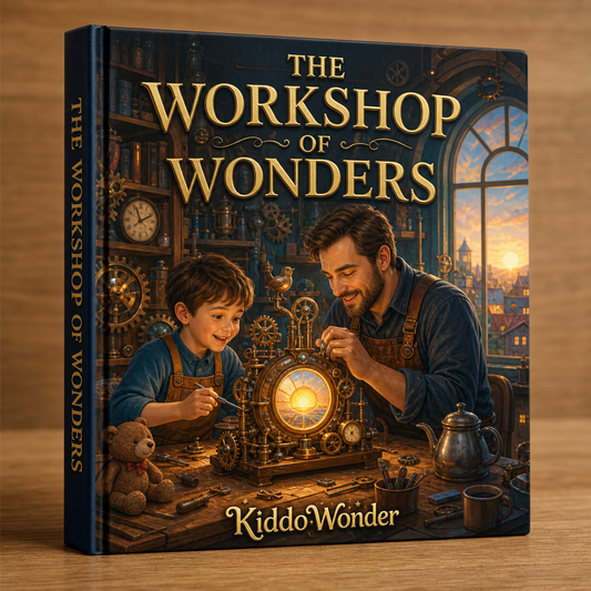 The Workshop of Wonders - personalized children's book cover