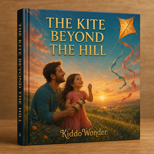 The Kite Beyond the Hill - personalized children's book cover