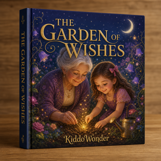 The Garden of Wishes - personalized children's book cover