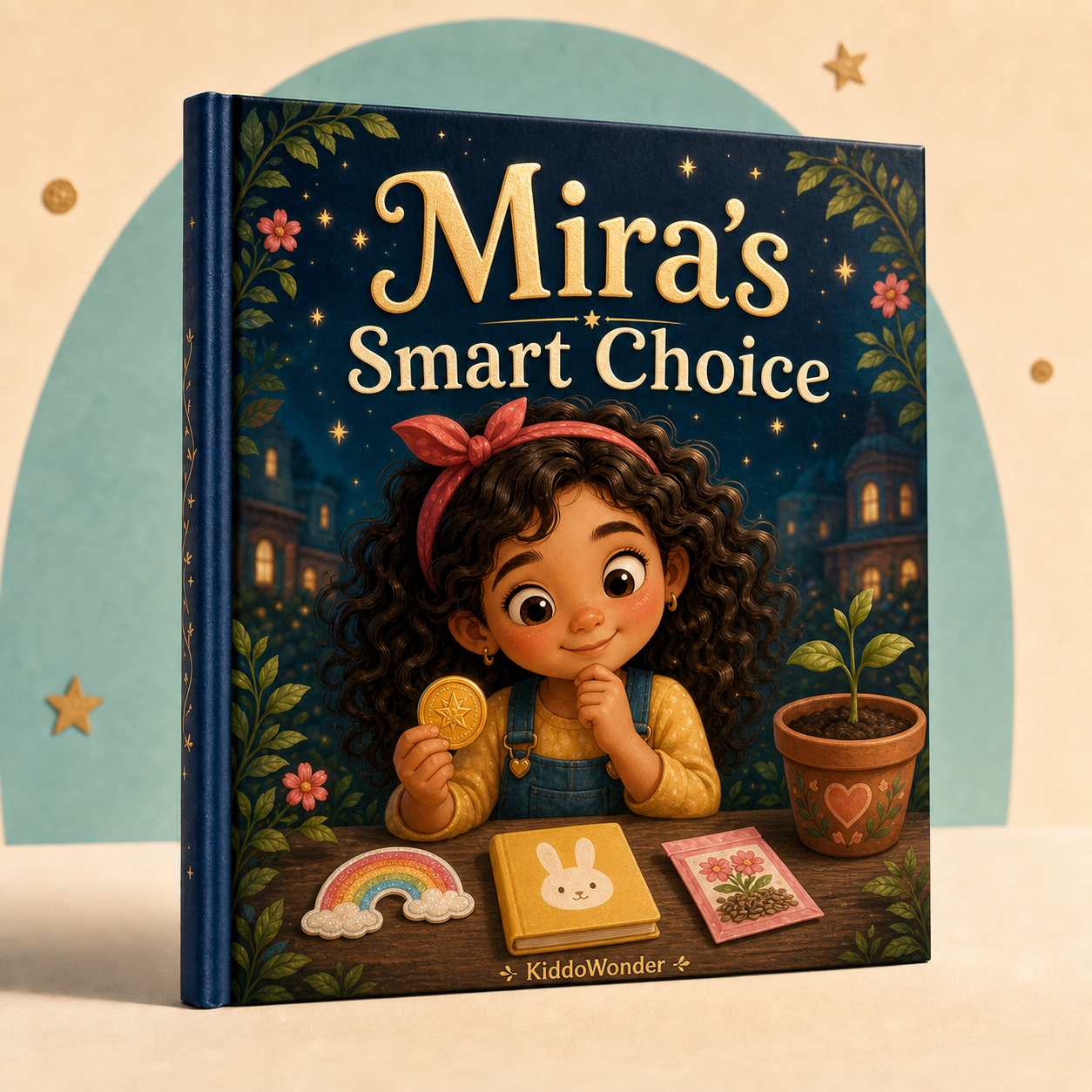 Mira's Smart Choice personalized children's book cover