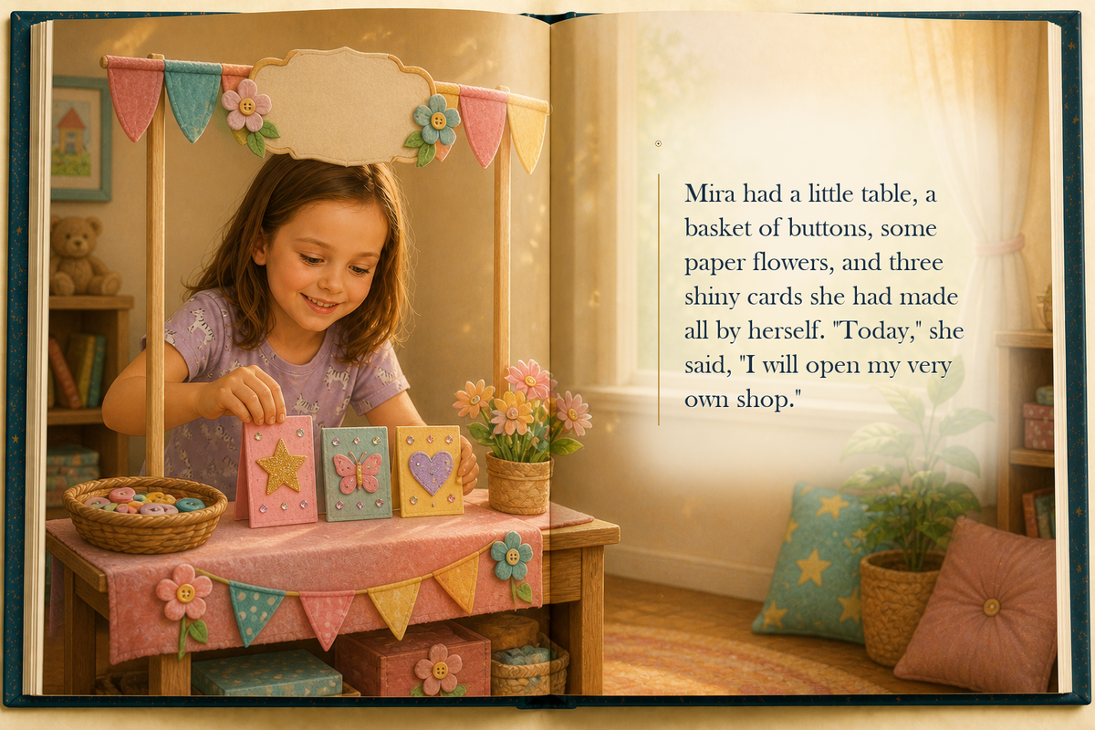 The Almost-Perfect Shop - illustrated story page 3