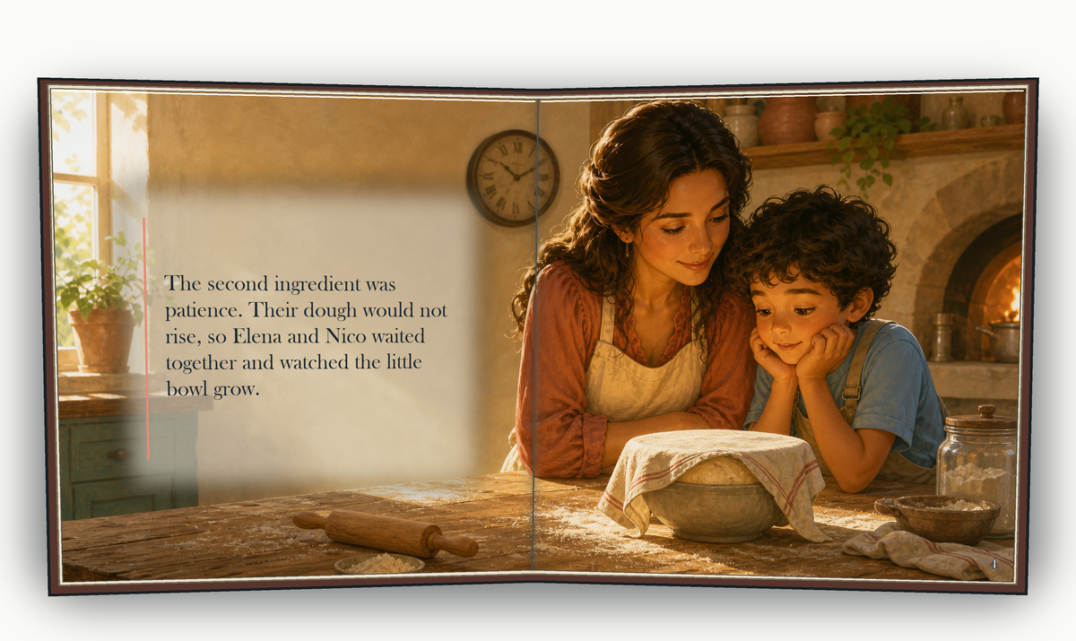 The Memory Recipe - illustrated story page 3