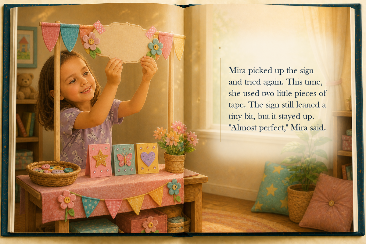 The Almost-Perfect Shop - illustrated story page 4