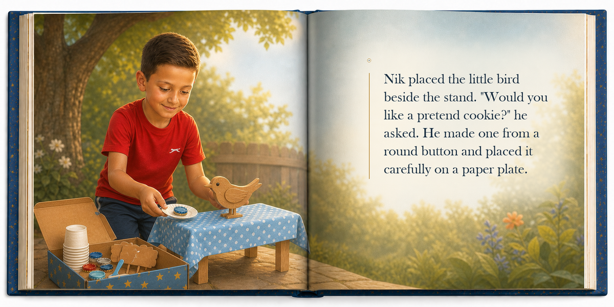 The Tiny Customer - illustrated story page 4
