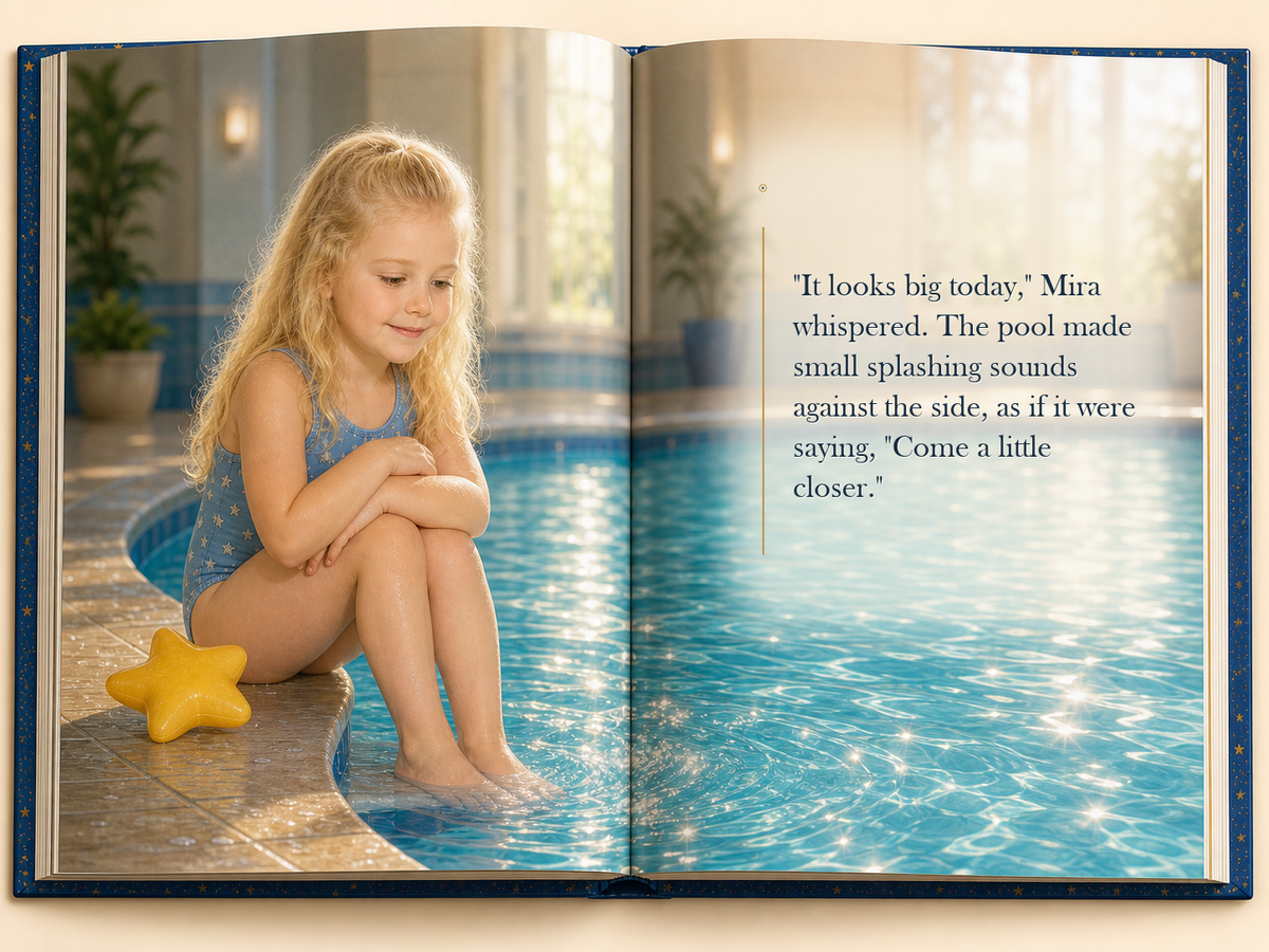 The Swimming Star - illustrated story page 4