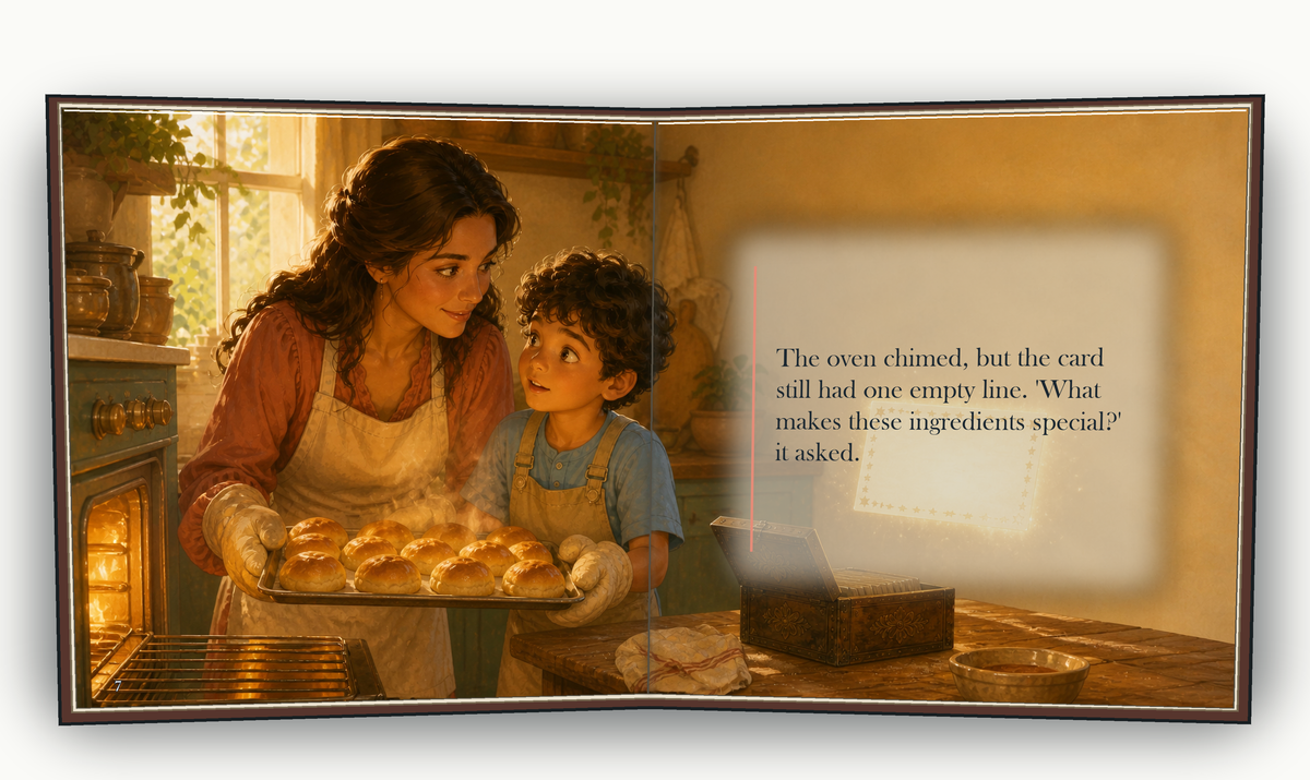 The Memory Recipe - illustrated story page 4