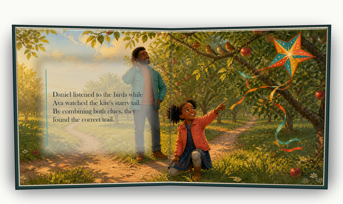 The Kite Beyond the Hill - illustrated story page 4