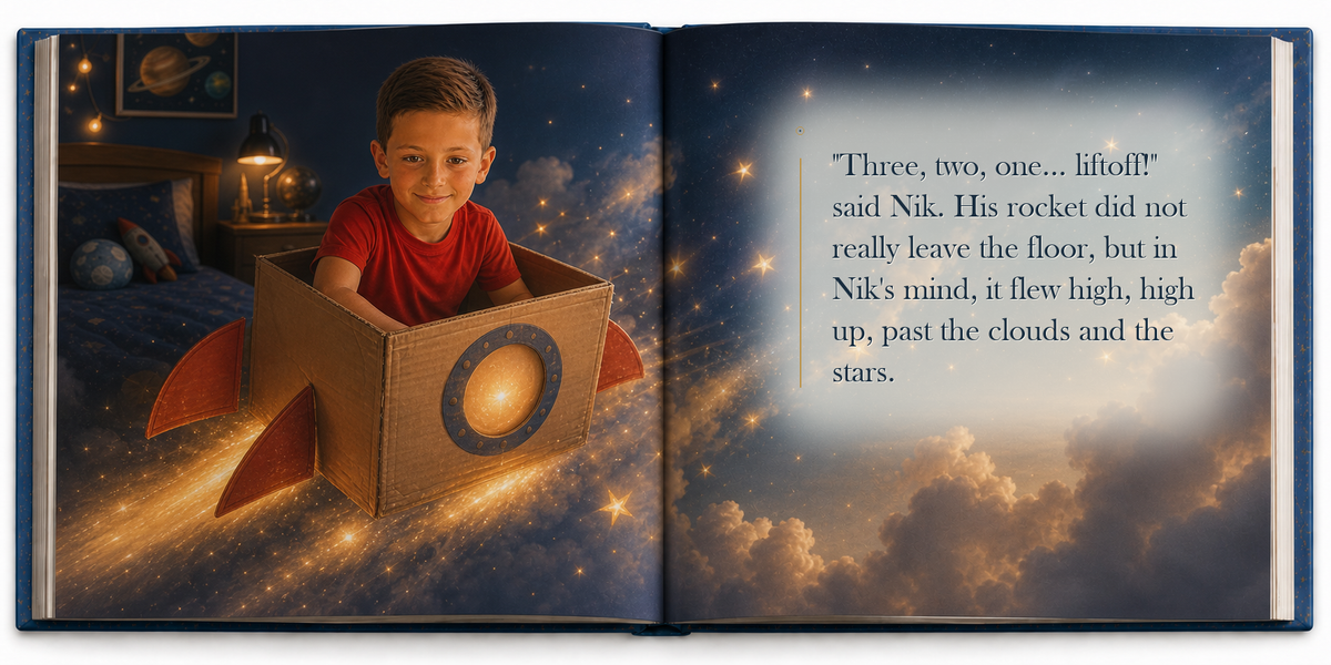 The Moon Mission - illustrated story page 5