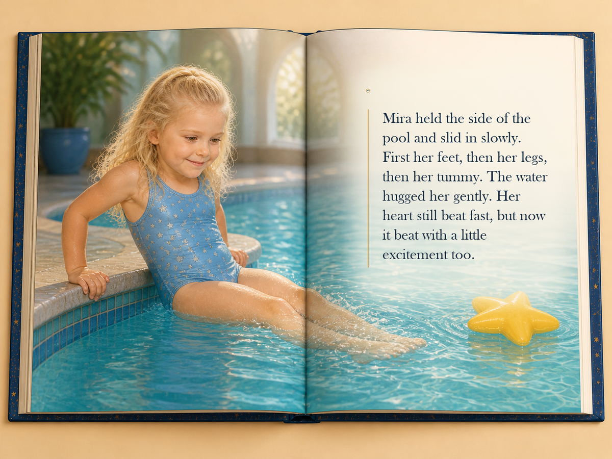 The Swimming Star - illustrated story page 5