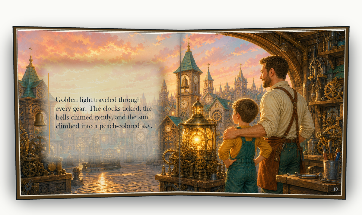 The Workshop of Wonders - illustrated story page 5