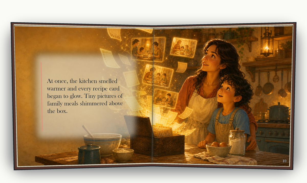 The Memory Recipe - illustrated story page 5