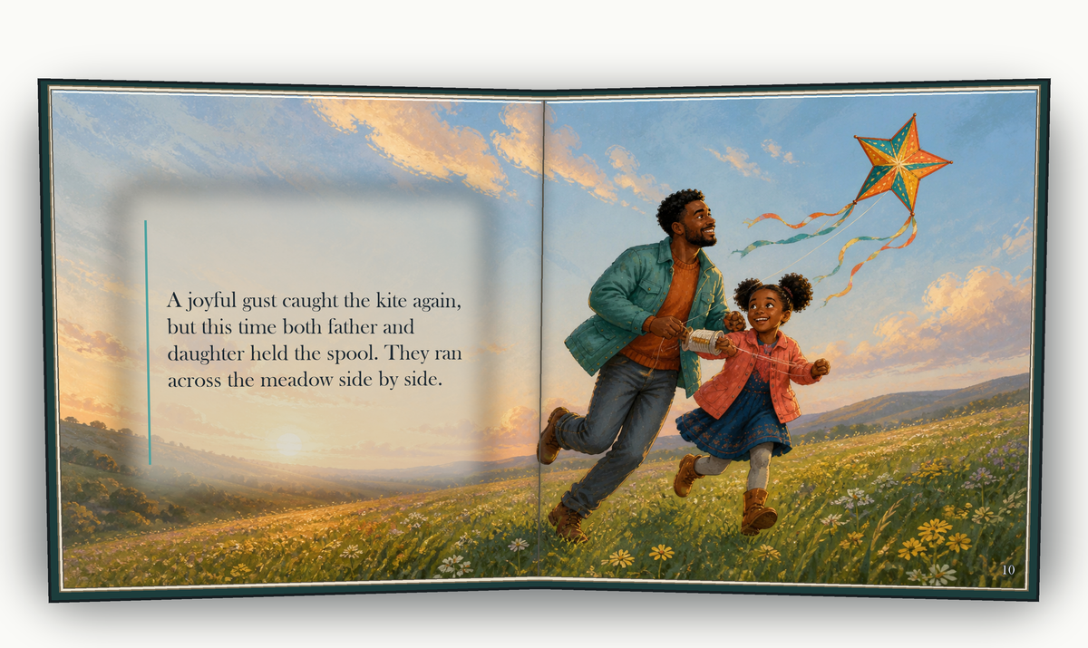 The Kite Beyond the Hill - illustrated story page 5