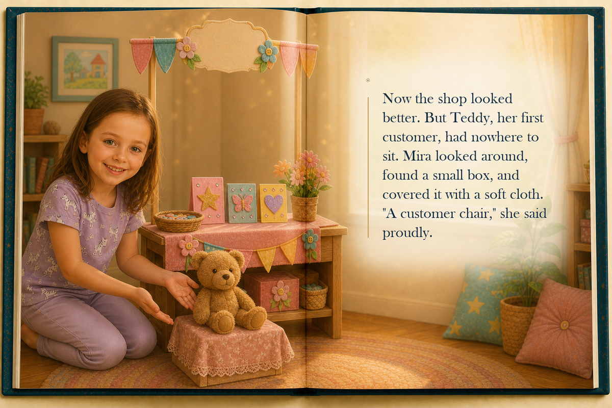 The Almost-Perfect Shop - illustrated story page 5