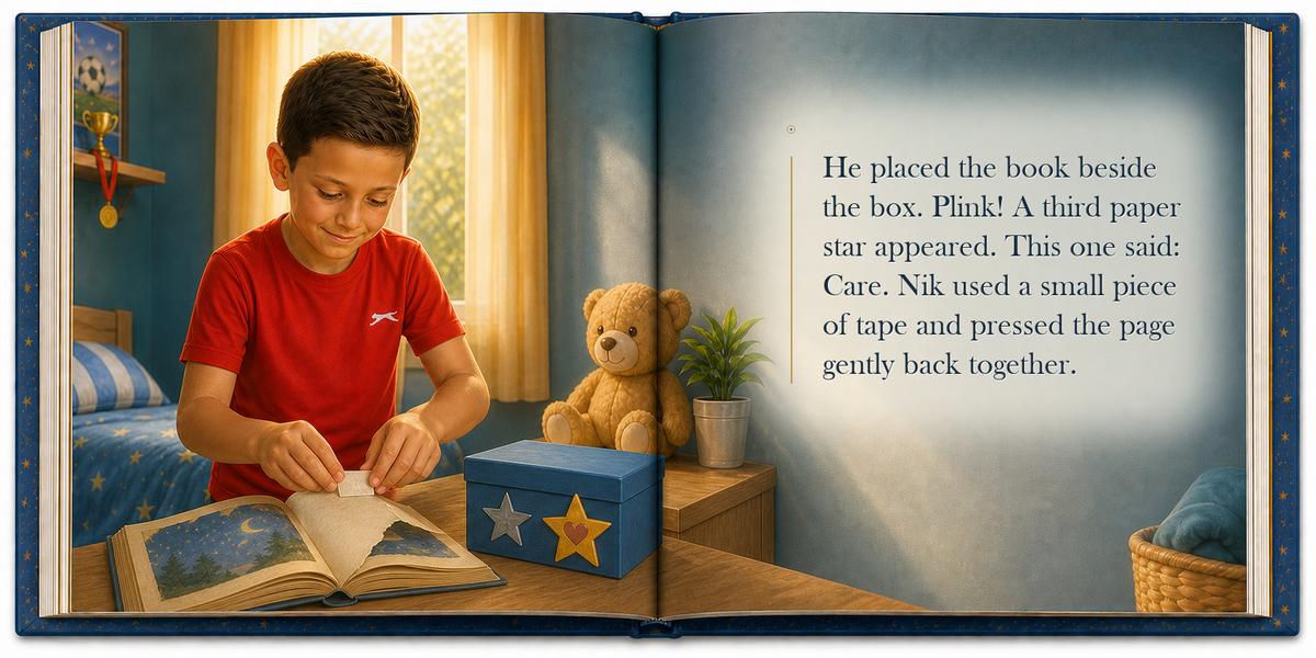 The Problem Box - illustrated story page 6