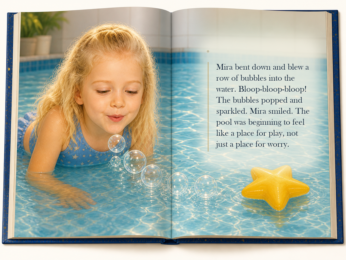 The Swimming Star - illustrated story page 6