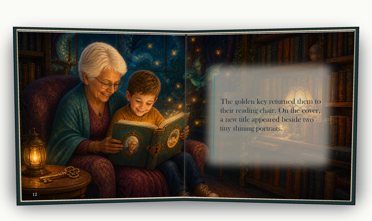 The Storybook Key - illustrated story page 6