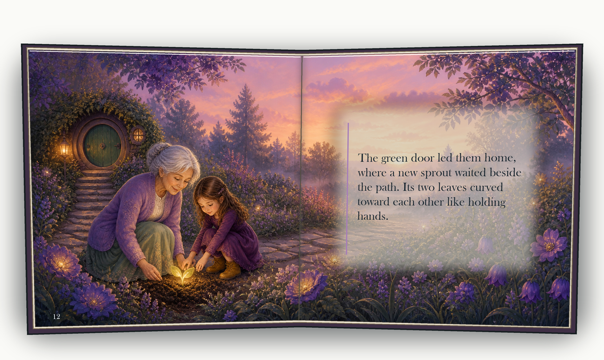 The Garden of Wishes - illustrated story page 6