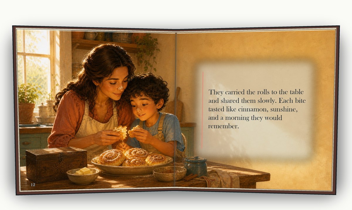 The Memory Recipe - illustrated story page 6